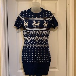 🎁 Tipsy Elves Naughty Christmas Sweater Dress 🦌